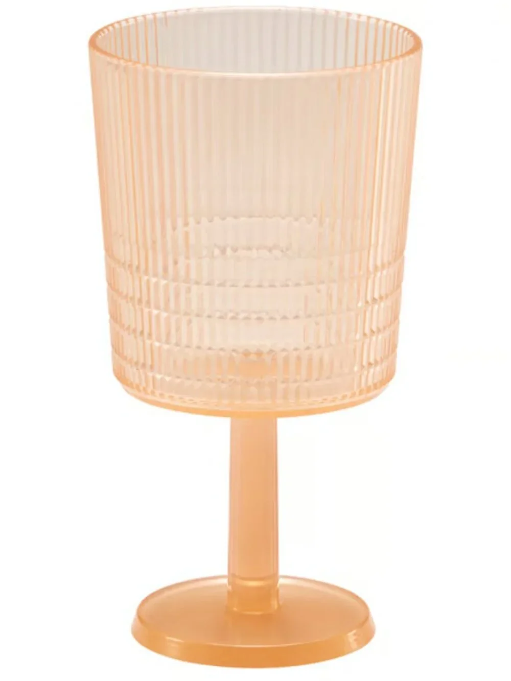 KALLSINNIG 006.236.35 Wine glass, plastic/orange, 11 oz